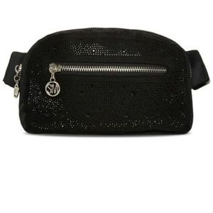 Steve Madden Rhinestone embellished belt bag
